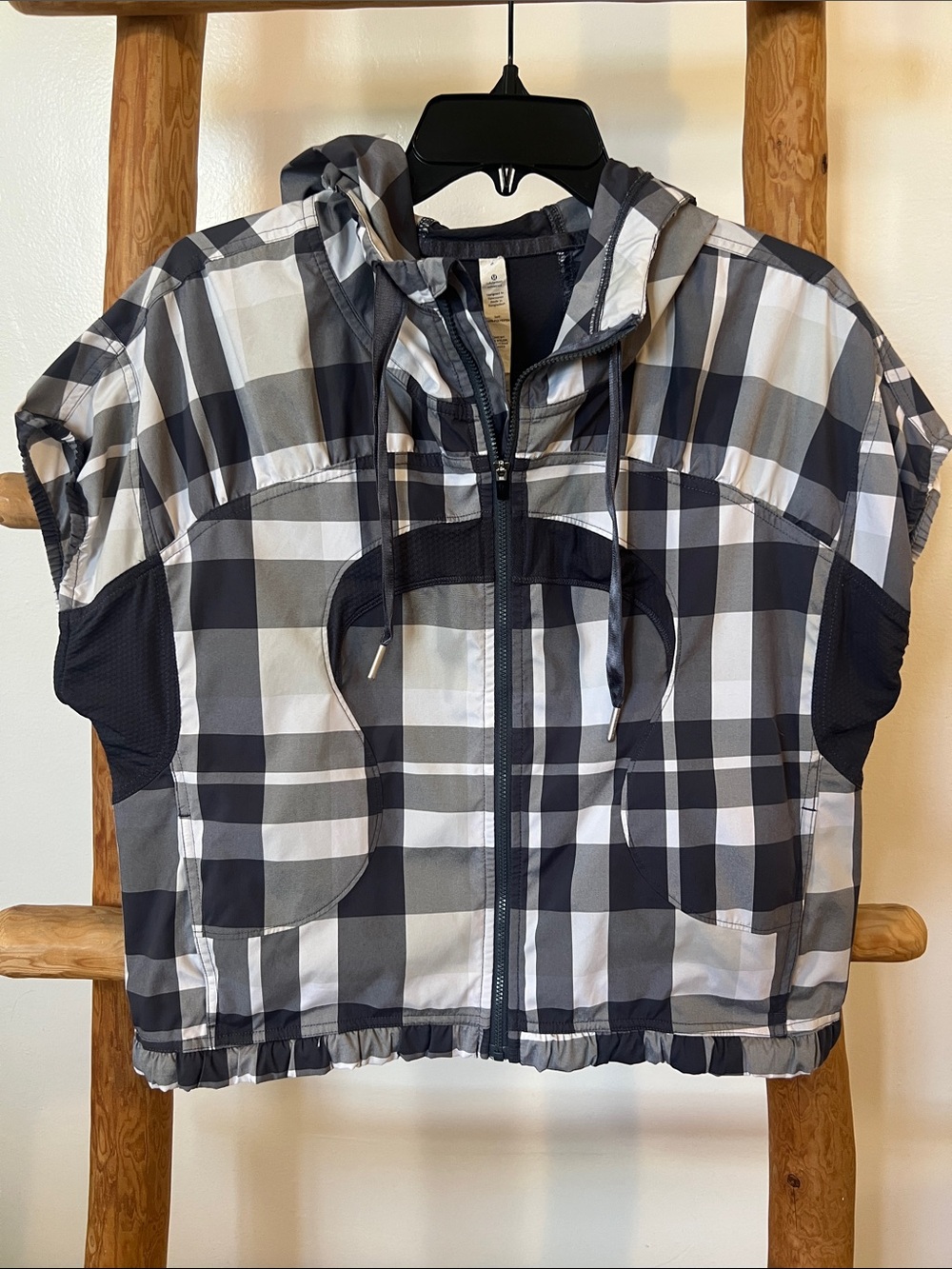 Lululemon Plaid Hooded Jacket
